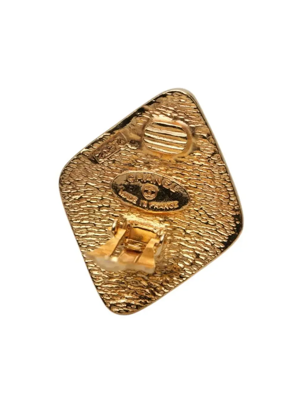 Chanel Cc Logo Clip-On Earrings Metal #327492C58B